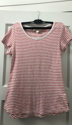 H&M striped tee size L