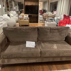 Pier 1 Alton Sofa with Rolled Studded Arms