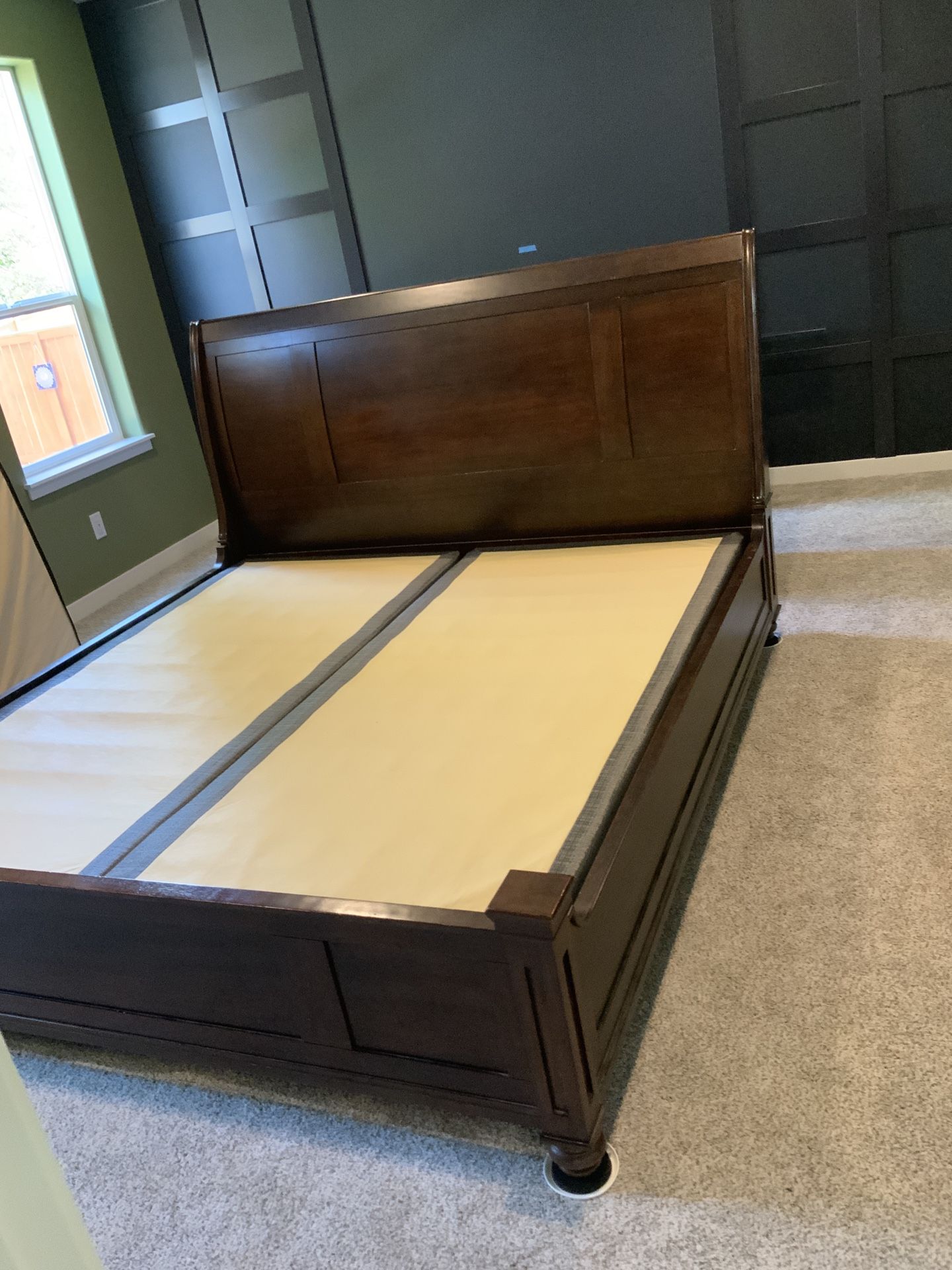 King Size Solid Wood Bed Frame