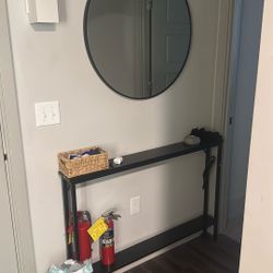 Mirror And Wall Table