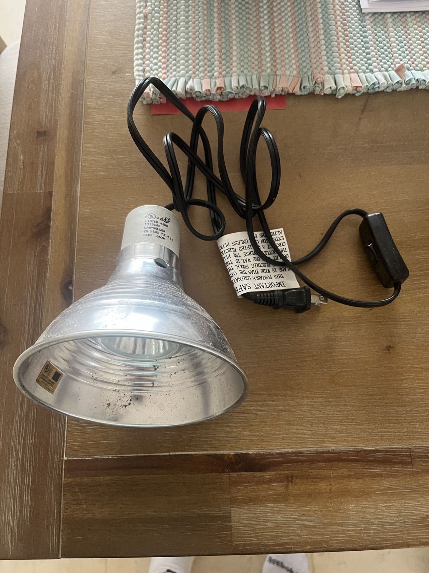 Turtle/Reptile Lamp With Bulb