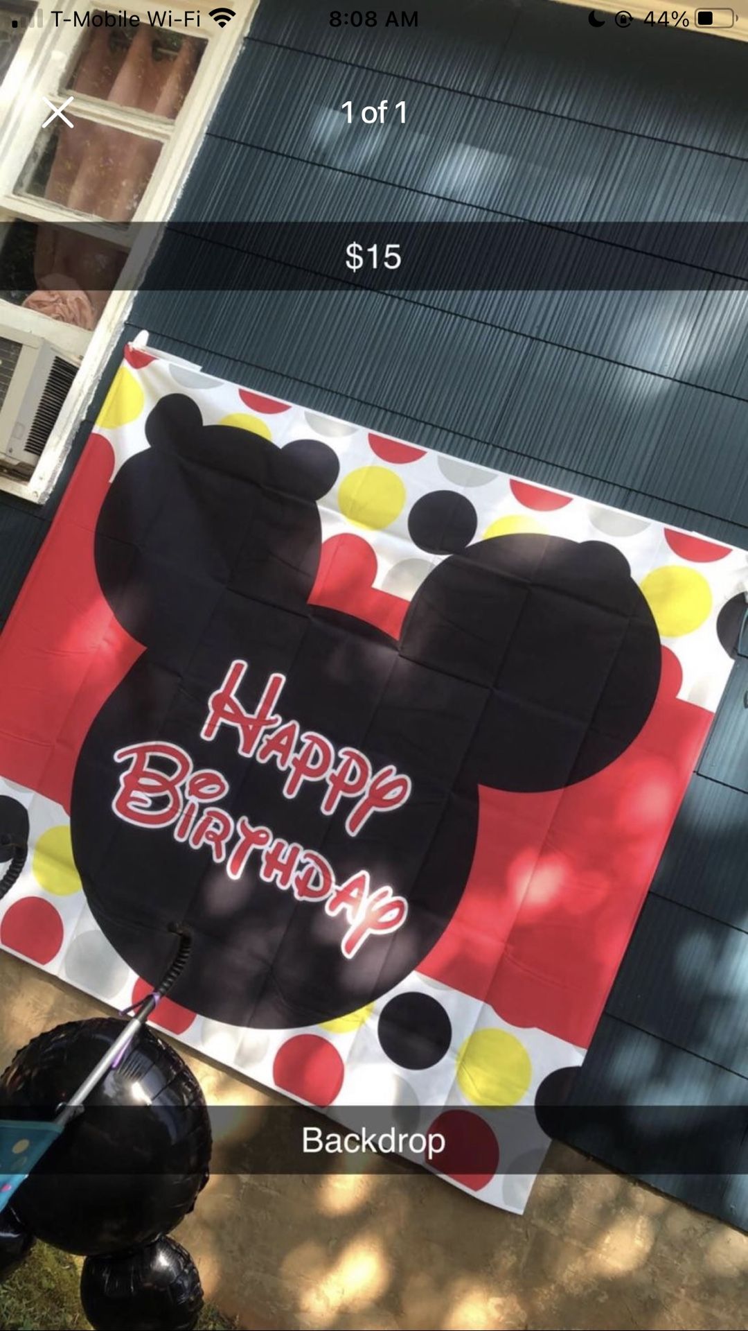Mickey Mouse Birthday Decor 