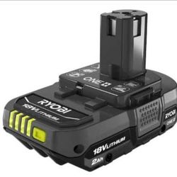 (NEW) RYOBI ONE+ 18V 2.0 Ah Lithium-Ion Battery