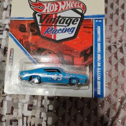 Hot Wheels Vintage Racing Richard Petty 69 Ford Torino Talladega