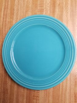 Vintage Bauer 8" Turquoise Salad Plate