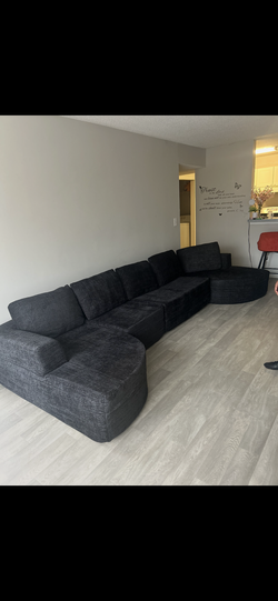 Black Boneless couch