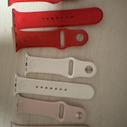 Assorted Apple Watch bands