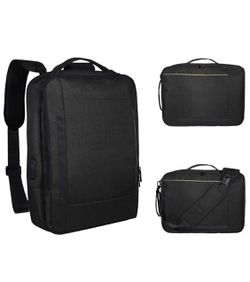 IBFUN Laptop Backpack, Convertible Business Travel Rucksack, Fits 15 Inch Laptop