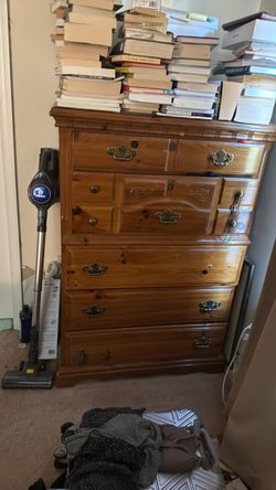 Solid Wood Bedroom Furniture and Queen Bed $1000