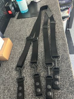 Duty belt suspenders