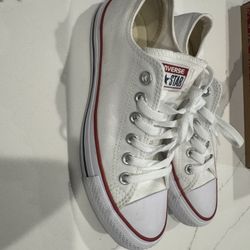 White Converse 7
