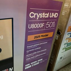 50" Class Crystal UHD U8000F 4K Smart TV (2025)  