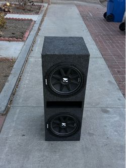 Kicker Comp 12" Dual Subwoofers in Ported Enclosure Box