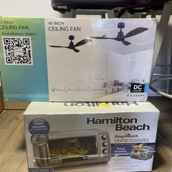 Ceiling Fan/toaster Oven