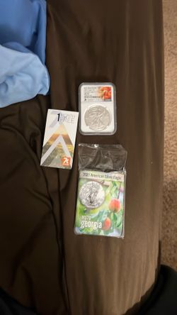 Georgia 2021 American silver Eagle T-1 $1 NGC