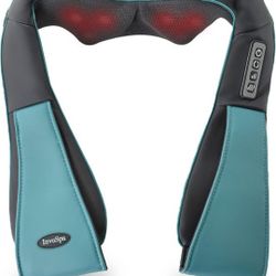 Neck Back Massager, Adjustable Intensity, Heats Muscles