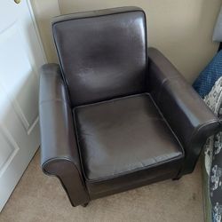 Two single seat sofas