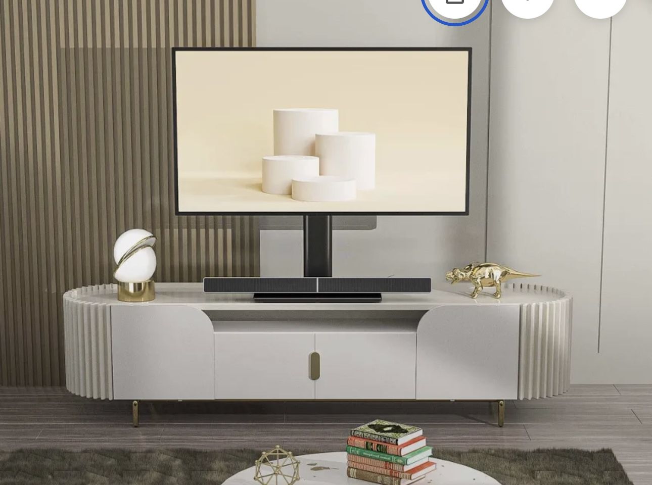 Hemudu Ht02b-001 Universal Swivel TV Stand Mount