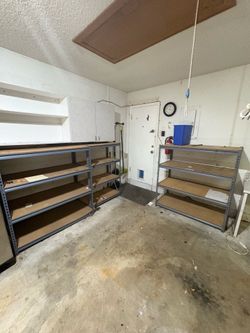 Garage shelves