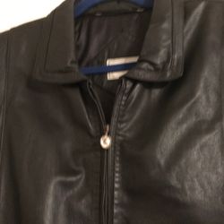 Leather Black Coat Or Jacket from Germany