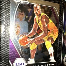 Shaq Nba Prizm draft card & Nba Hoops classic