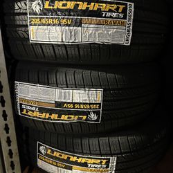 LIONHART RAMANI A/S P205/65R16 Price$80 Each