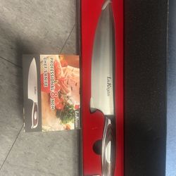 Laukingdom Chef Knife 8 inch, High-Carbon Stainless Steel Pro Kitchen Knife with Ergonomic Handle and Gift Box, Chef's Knives for Professional Use, Gi