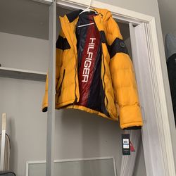 Tommy Hilfiger Yellow Puffer Jacket