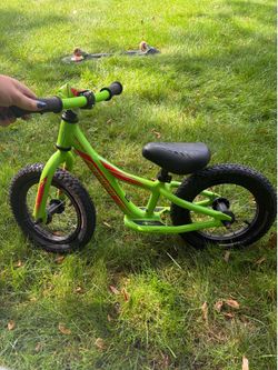 Kids Green Balance Bike