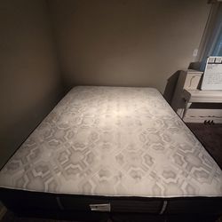 Cal king matress,box spring, and frame