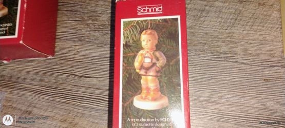 Two brand new boxes of the schmid 1983 first additional annual ornament