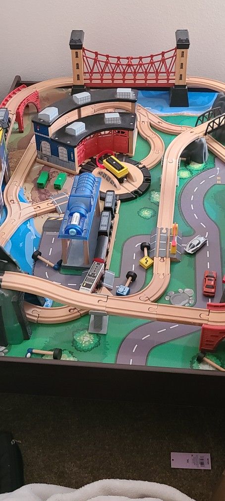 Solid Wood TOYS R US train Table