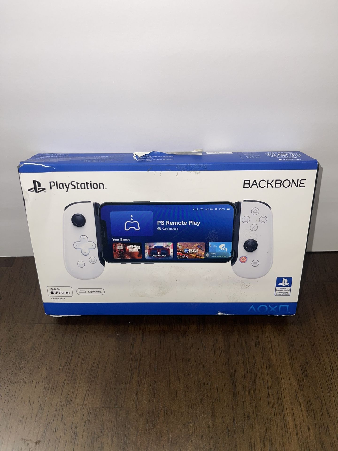 Backbone One - PlayStation Edition (Lightning) - Mobile Gaming Controller for iPhone - Generation 1