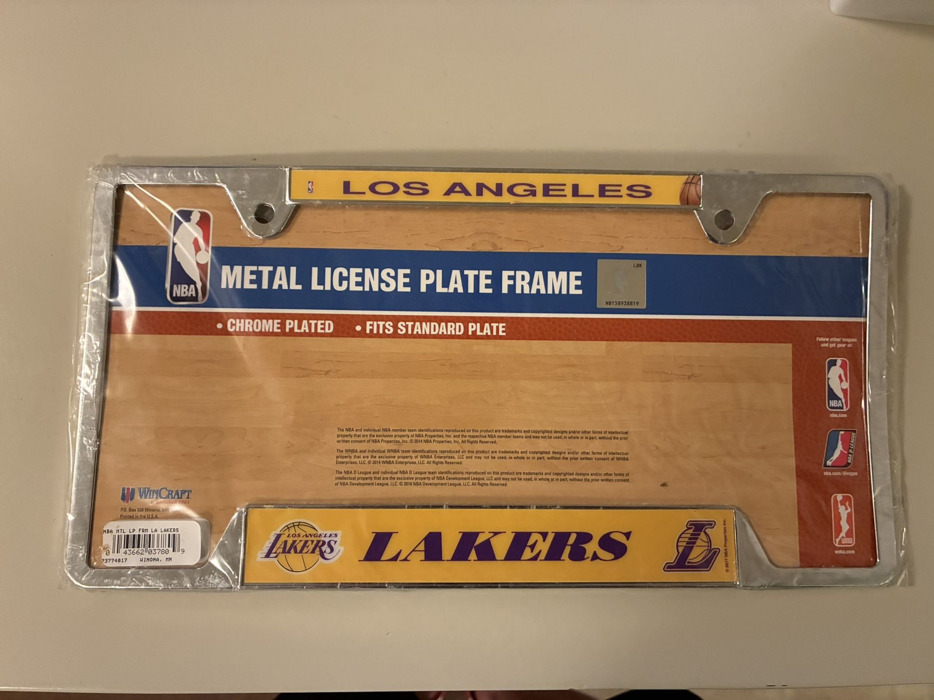 Lakers License Plate Frame