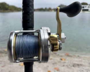 🐟 Preowned Shimano Talica 16 2 Speed Reel w/ Mono and Braid& Preowned Shimano Talavera BW Rod 🔥 