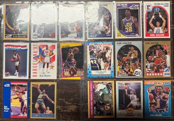 Karl Malone Card Lot