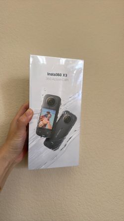 Brand New！Insta360 X3-360 Action Camera with 5.7K 360 Active HDR Video, 4K Single-Lens Camera, Waterproof