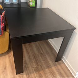 Black 4 Seater Table 