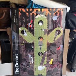 Vintage Department Of The Interior -Mid Century  Cactus Poster 