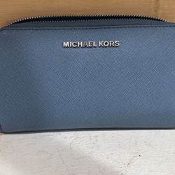Blue MK Wallet 