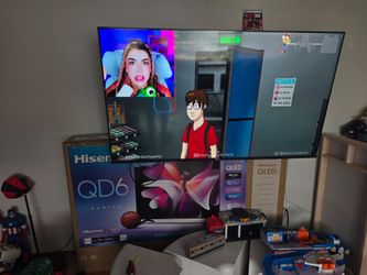 2025 Hisense QD6 65" QLED TV used in original box