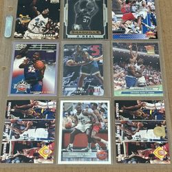 “SHAQUILLE O’NEAL” (9)-Cards). Rookies ,Bowman’s Best, #OR5, #1 UD, Fleer Ultra NM/M!!!😎