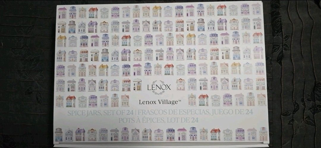 2024 lenox spice village 24 jar full collection