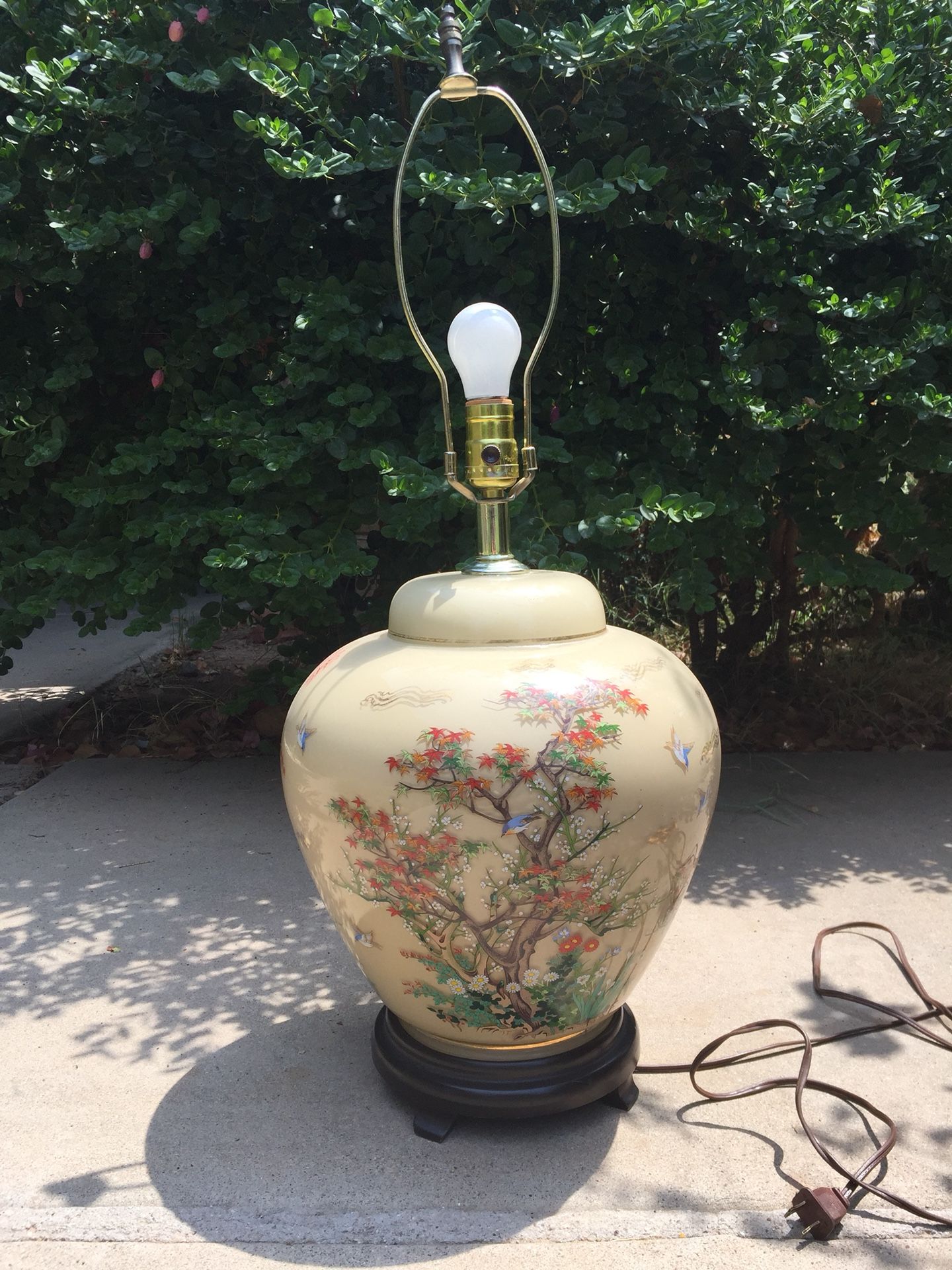 Vintage Asian lamp