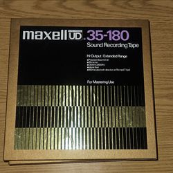 Maxell UD 35-180 Reel-to-Reel Recording Tape 4 Available $60 each