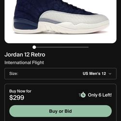 Jordan 12 internationally 