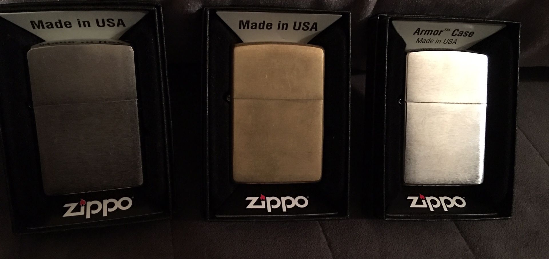 3 Zippo lighters pick up today!