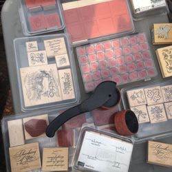 Nice rubber ink stamp collection all for only $25