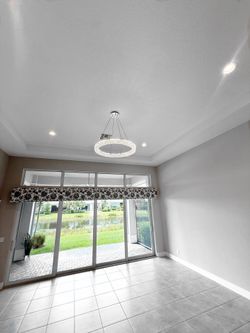 Modern Crystal Ring LED Chandelier