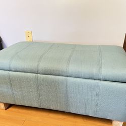 Teal Ottoman Medium Size 
